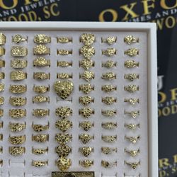 Oxford Perfumes & Jewerly - Heart Nugget Rings