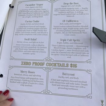 Osa Rooftop - Menu - Bars Near Me - Pasadena, California