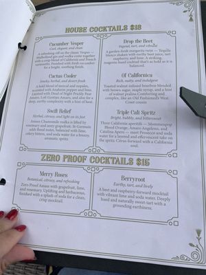 Menu photo 8 Osa Rooftop Pasadena, CA