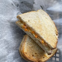 Lakeside Eats - Swiss, Colby Jack, and finely diced carrot grilled cheese