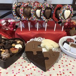 Sweethearts Three Chocolates - Valentine's Day Chocolates and Novelties