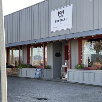 Trujillo Wines - the outside of the building - Wine Tasting Room Near Me - Saint Helena, California Trujillo Wines - the outside of the building - Wine Tasting Room Near Me - Saint Helena, California