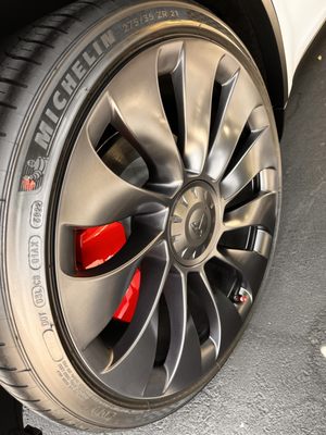 Photo of Onsite Wheels - Garden Grove, CA, US. Tesla Y 21" wheel after