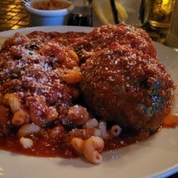Josephine's - Josephine combo, 2 meatballs, sausage, and pasta.