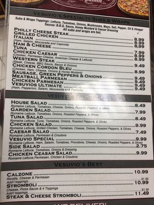 Menu photo 3 Vesuvio Pizza & Panini Miami, FL Menu photo 3 Vesuvio Pizza & Panini Miami, FL