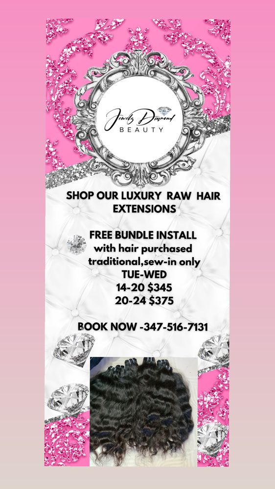 Jewelz Diamond Hair Logo