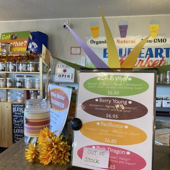 Blue Earth Market - Different smoothie options - Organic Stores Near Me - Saint Robert, Missouri Blue Earth Market - Different smoothie options - Organic Stores Near Me - Saint Robert, Missouri