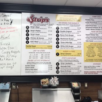 Strip's Chicken - Menu with gluten free options - Chicken Shop Near Me - Olathe, Kansas Strip's Chicken - Menu with gluten free options - Chicken Shop Near Me - Olathe, Kansas