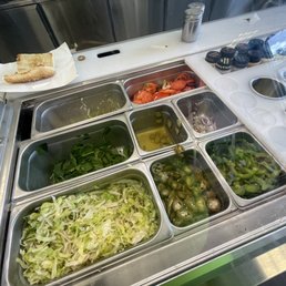 Low on veggies