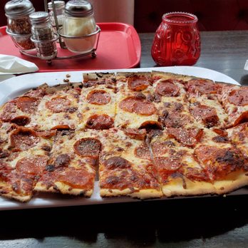 Campisi's Restaurant - Large pepperoni pizza - Italian Near Me - Dallas, Texas Campisi's Restaurant - Large pepperoni pizza - Italian Near Me - Dallas, Texas
