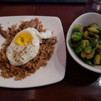 SOB Downtown - Duck fried rice no scallions was salty with lots of duck. The maple brussel sprouts had lots of sauce and crispy bacon. - Gastropubs Near Me - Memphis, Tennessee