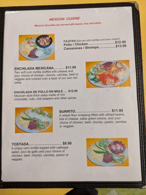 Menu photo 6 El Caracol Café Vancouver, BC Menu photo 6 El Caracol Café Vancouver, BC