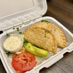 Al Basch Chicken - Beef Empanada