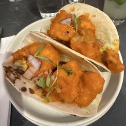 Buffalo Cauliflower Tacos Buffalo Cauliflower Tacos