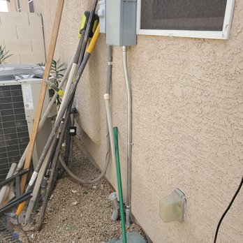Task Electric - the outside of a house with a broken window - Electricians Near Me - Las Vegas, Nevada