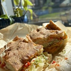 Casetta Kitchen and Counter - Vegetalian on focaccia bread