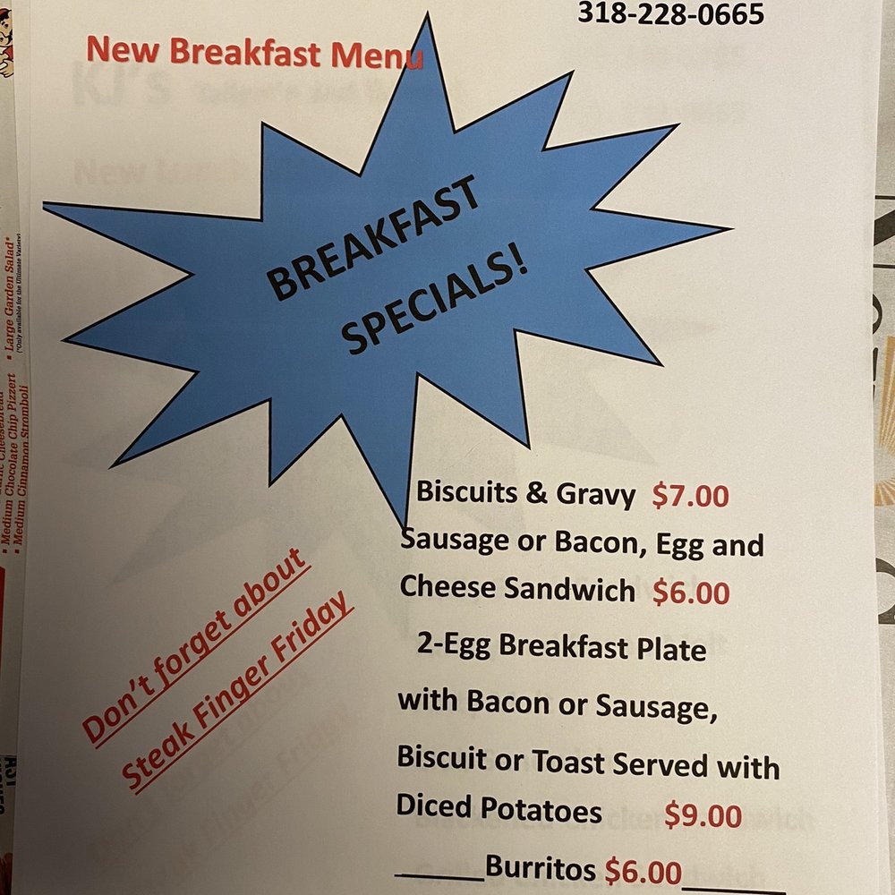 KJ’s Tailgater - Breakfast menu 10/29/20 - Food Trucks Near Me - Hobbs, New Mexico KJ’s Tailgater - Breakfast menu 10/29/20 - Food Trucks Near Me - Hobbs, New Mexico