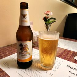 Rose-Thai Restaurant - Singha Beer.  It Just Goes With Everything.