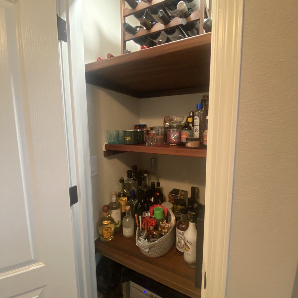 Delta Electric - Custom wine closet; can light, switch, electrical for wine fridge installation! - Electricians Near Me Delta Electric - Custom wine closet; can light, switch, electrical for wine fridge installation! - Electricians Near Me