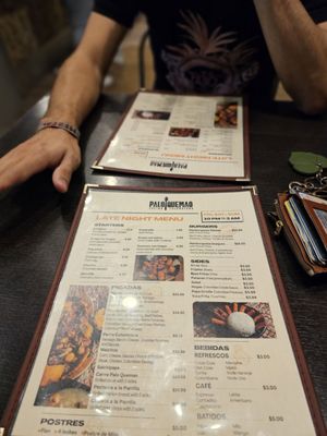 Menu photo 2 Palo Quemao Miami, FL