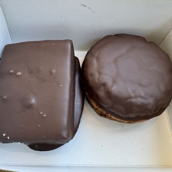 Anthony's Cookies - Choc-Covered Shortbread (L) and Peanut Butter Chocolate (R). The chocolate was super high quality. Pricey at $5.75 and $3.75, respectively. - Bakeries Near Me - San Francisco, California Anthony's Cookies - Choc-Covered Shortbread (L) and Peanut Butter Chocolate (R). The chocolate was super high quality. Pricey at $5.75 and $3.75, respectively. - Bakeries Near Me - San Francisco, California