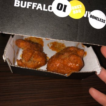 Buffalo Wild Wings - Wanted boneless chicken Honey BBQ Sauce & I got Buffalo sauce. Learned my lesson to CHECK before leaving the premises.disappointed - Chicken Wings Near Me - Staten Island, New York Buffalo Wild Wings - Wanted boneless chicken Honey BBQ Sauce & I got Buffalo sauce. Learned my lesson to CHECK before leaving the premises.disappointed - Chicken Wings Near Me - Staten Island, New York