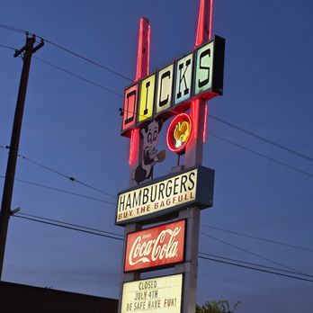 Dick's Hamburgers - Cute Panda sign. - Burgers Near Me - Spokane, Washington Dick's Hamburgers - Cute Panda sign. - Burgers Near Me - Spokane, Washington