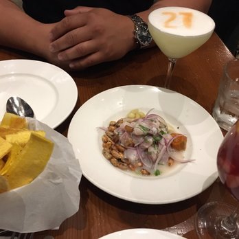 Puerto 27 Peruvian Kitchen & Pisco Bar - Classic ceviches and plantain chips - Peruvian Near Me - Pacifica, California Puerto 27 Peruvian Kitchen & Pisco Bar - Classic ceviches and plantain chips - Peruvian Near Me - Pacifica, California