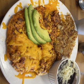 The Breakfast Mug - Chorizo with eggs, hash browns and black beans. Delicious - Breakfast & Brunch Near Me - Oceanside, California The Breakfast Mug - Chorizo with eggs, hash browns and black beans. Delicious - Breakfast & Brunch Near Me - Oceanside, California
