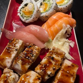 Sushi Fu - a plate of sushi and rolls - Sushi Bars Near Me - Port Coquitlam, British Columbia Sushi Fu - a plate of sushi and rolls - Sushi Bars Near Me - Port Coquitlam, British Columbia