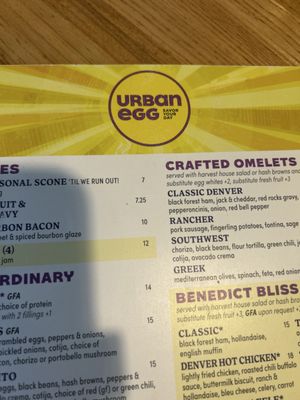 Menu photo 1 Urban Egg Colorado Springs, CO Menu photo 1 Urban Egg Colorado Springs, CO