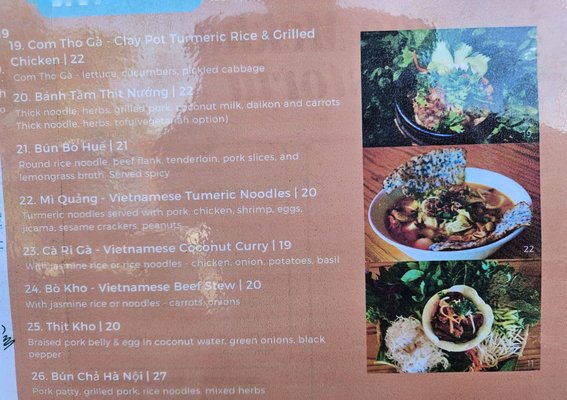 Menu photo 4 Pho Mekha Astoria, OR