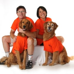 Nature's Select of Northern California - Owners Tony Reid and Crystal Ching with their fur kids Hunter and Baxter.