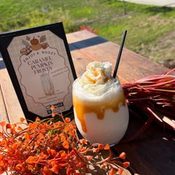 BevRidge Public - Caramel Pumpkin Frosty