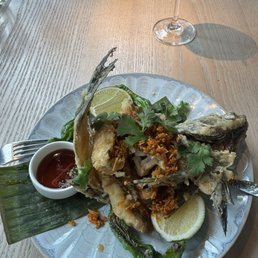 Whole Tempura Black Bass Whole Tempura Black Bass