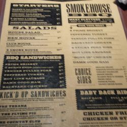 Bone Daddy's - Food menu