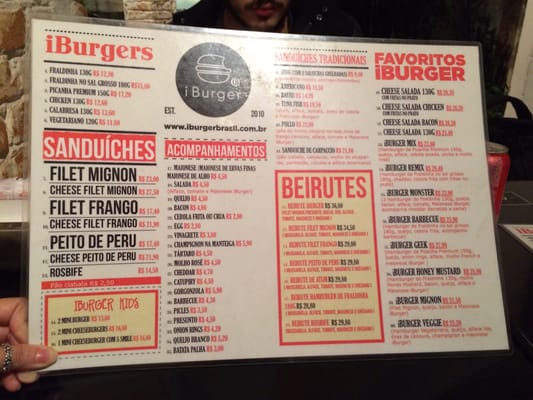 Menu photo 2 iBurger São Paulo, SP