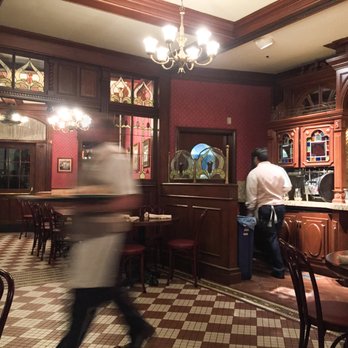 Cafe Orleans - Interior, the espresso machine can faintly be seen on the right - Cajun/Creole Near Me - Anaheim, California