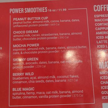 Carrot Express - Smoothie menu - Salad Near Me - Miami, Florida