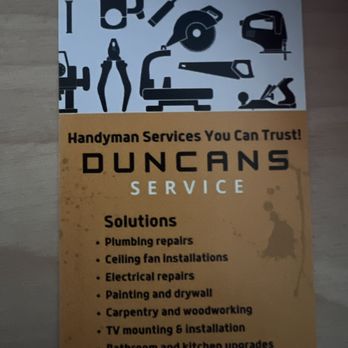 1. Duncans Handyman Service