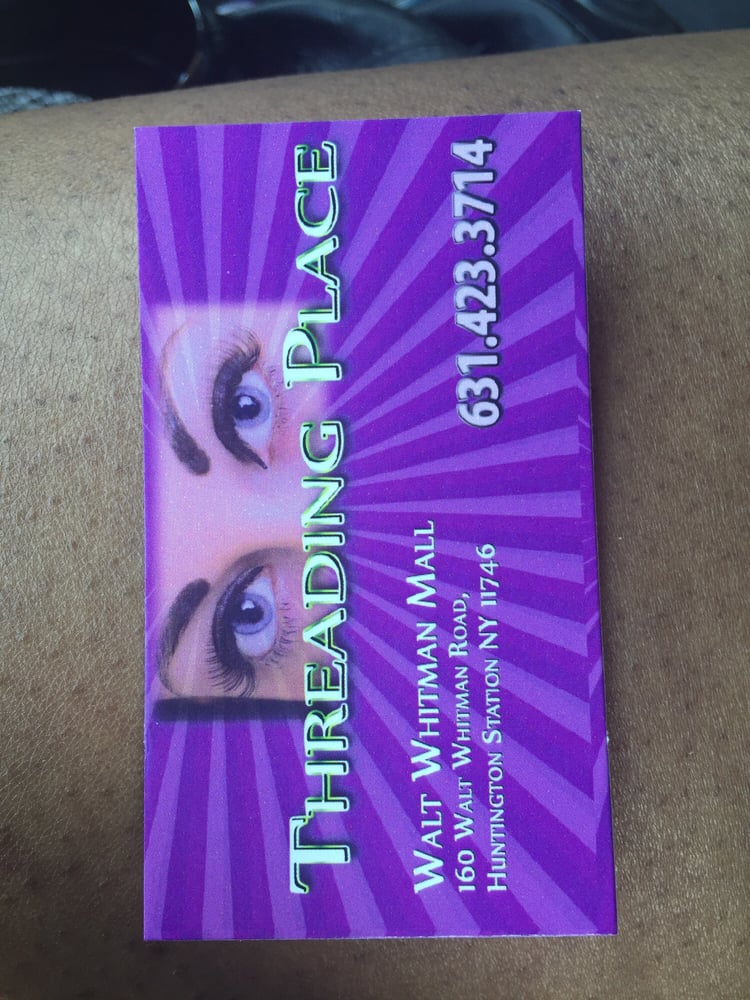 The threading place 160 walt whitman rd huntington station new york