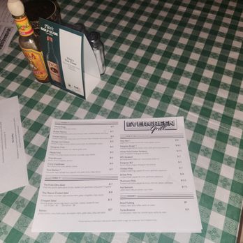 Evergreen Grill - Food menu - New American Near Me - Memphis, Tennessee