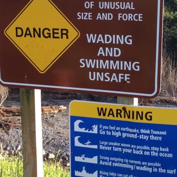 Black Sands Beach - More danger. - Beaches Near Me - Whitethorn, California