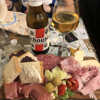 Cantina dei Papi - 2 small mixed boards and a big beer. Delish! Loved the American rock music inside too. - Wine Bars Near Me - Rome, RM Cantina dei Papi - 2 small mixed boards and a big beer. Delish! Loved the American rock music inside too. - Wine Bars Near Me - Rome, RM
