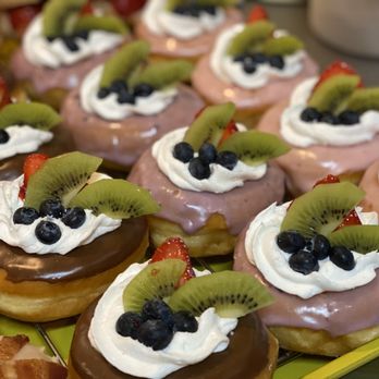 Master Doughnut - Fruit donut with white cream on top - Donuts Near Me - Somerset, Kentucky Master Doughnut - Fruit donut with white cream on top - Donuts Near Me - Somerset, Kentucky
