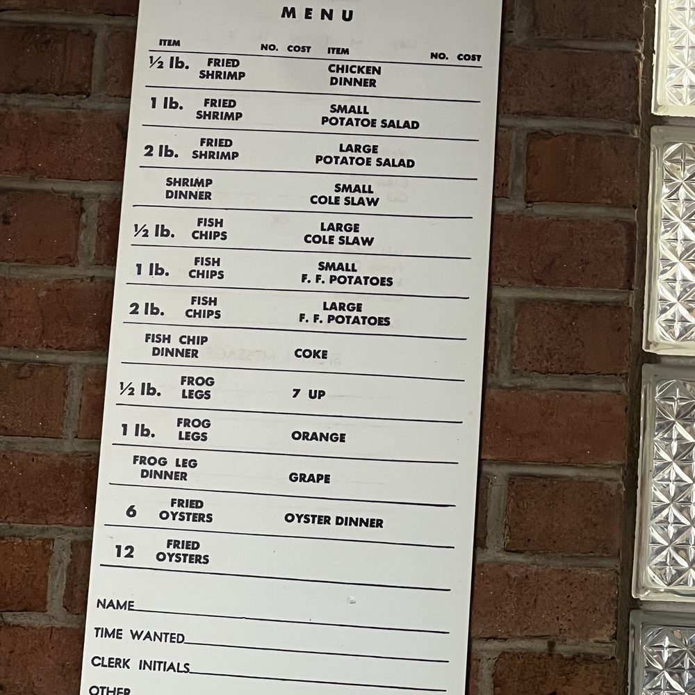 Lawrence's Fish & Shrimp - Menu - Seafood Near Me - Chicago, Illinois