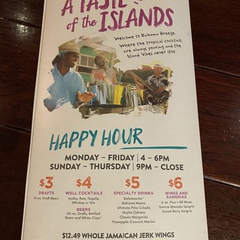 Bahama Breeze - Menu - Bars Near Me - Tukwila, Washington Bahama Breeze - Menu - Bars Near Me - Tukwila, Washington