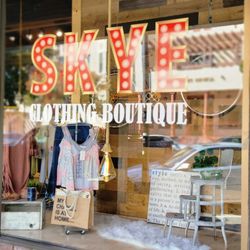 Skye Clothing Boutique - Front window display