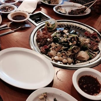 Koreana Grill - We tossed all of our food together for a good mix of flavors and textures. - Korean Near Me - Riverside, California Koreana Grill - We tossed all of our food together for a good mix of flavors and textures. - Korean Near Me - Riverside, California
