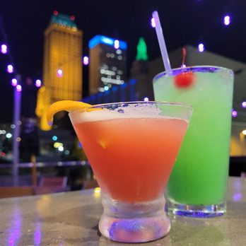The Brook Downtown - Pineapple Pick me up & Peach Tini - American Near Me - Tulsa, Oklahoma